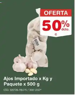 Makro Ajos Importado oferta