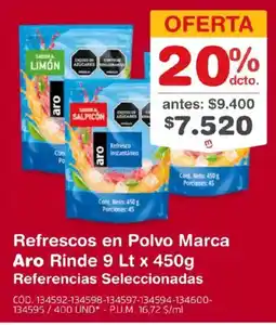 Makro Aro Refrescos en Polvo oferta