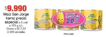 San Jorge Maíz Tierno