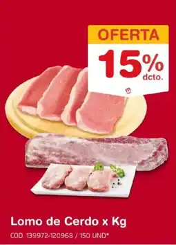 Makro Lomo de Cerdo oferta