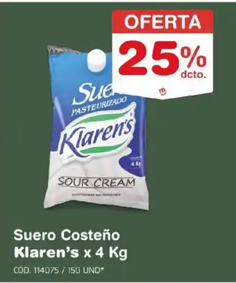 Suero Costeño Klaren's