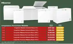 Makro Congelador Hisense Horizontal Blanco 97Lt oferta