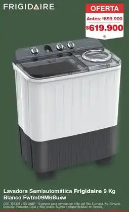 Makro Frigidaire lavadora semiautomática 9 kg blanco oferta