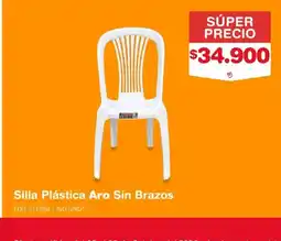 Makro Silla Plástica Aro Sin Brazos oferta