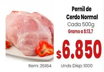 Pernil de Cerdo Normal