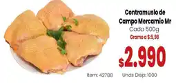 MercaTodo Mercamio Mr Contramuslo de Campo oferta