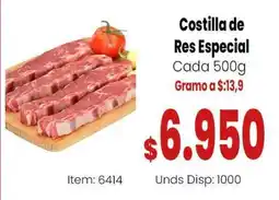 MercaTodo Costilla de Res Especial oferta