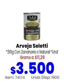 MercaTodo Arveja Seletti oferta