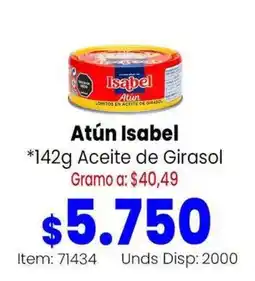 MercaTodo Atún Isabel oferta