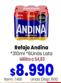 MercaTodo Andina Refajo oferta