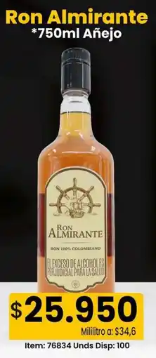 MercaTodo Ron Almirante oferta