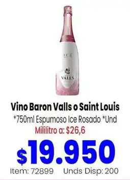 MercaTodo Vino Baron Valls o Saint Louis oferta