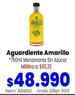 MercaTodo Aguardiente Amarillo oferta