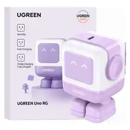 Falabella Cargador 30W USB-C Robot Púrpura Diseño Especial, Carga Rápida oferta