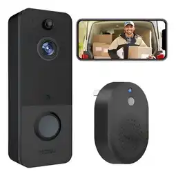 Falabella Timbre Inteligente Wifi Recargable Vision Nocturna Deteccion Movimiento Audio Bidireccional oferta