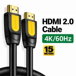 Falabella Cable HDMI 4K 15 Metros Macho A Macho Tv, Monitor Negro oferta