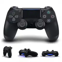 Falabella Control Ps4 Negro Dualshock 4 + Cable De Carga Negro oferta