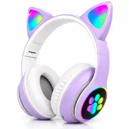 Falabella Audifonos Inalambricos Gato Orejas Led Microfono oferta