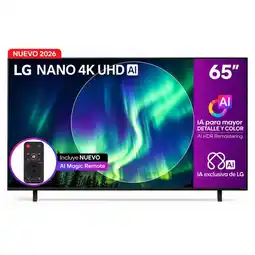 Falabella Televisor 65 Pulgadas Nano 4K – UHD LED Smart TV 65NU855BPSA oferta