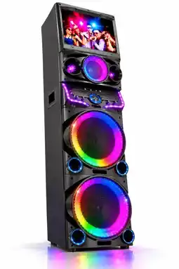 Falabella Parlante Potente Doble Woofer 12 Pulgadas Pantalla Táctil Karaoke Gigante oferta