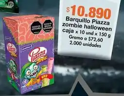 Metro Piazza - barquillo zombie halloween oferta