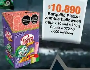 Piazza - barquillo zombie halloween