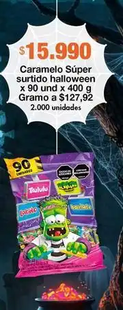 Metro Caramelo super surtido halloween oferta