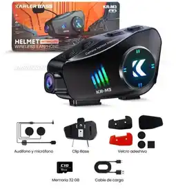 Falabella Intercomunicador Casco Grabacion Video Hd Bluetooth Conduccion oferta