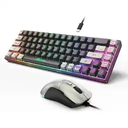 Falabella Combo Teclado y Mouse Geodmaer 65% RGB Gaming Compacto oferta
