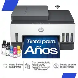 Falabella IMPRESORA MULTIFUNCIONAL SMART TANK 790 TINTA A COLOR WI-FI ETHERNET ADF DUPLEX + 2 AÑOS GARANTIA oferta