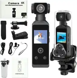 Falabella Cámara Deportiva 4K Portátil Sumergible oferta