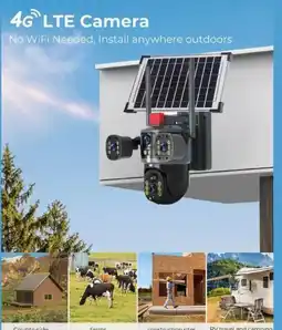 Falabella Cámara De Seguridad Solar 360° 4G oferta