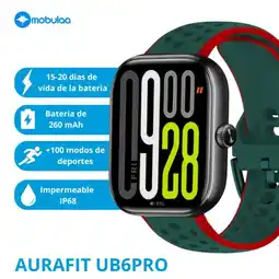 Falabella Reloj Inteligente AURAFIT UB6PRO - Negro oferta