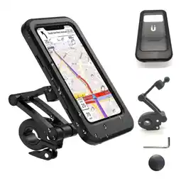 Falabella Holder Soporte Porta Celular Impermebale Moto Bicicleta A1 Negro oferta