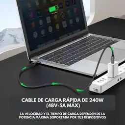 Falabella Cable USB-C a USB-C Carga Rápida 240W BE-C3 2MTS oferta