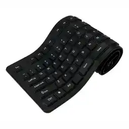 Falabella Teclado Usb Flexible Impermeable En Español oferta