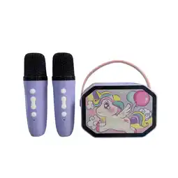 Falabella Mini Parlante Infantil con 2 Micrófonos Inalámbricos y Luces LED oferta