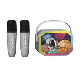 Falabella Mini Parlante Infantil con 2 Micrófonos Inalámbricos y Luces LED oferta