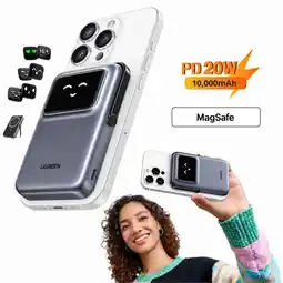Falabella Power Bank Magnético 20W Inalámbrica de 10.000mAh, Soporte Carga sin cables Negro oferta