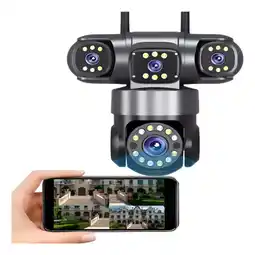 Falabella Cámara de Seguridad Exterior 4 Lentes oferta