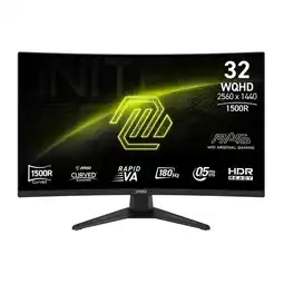 Falabella Monitor Gamer Curvo 32 Mag 321cqf E18 0.05ms 180hz Qhd oferta