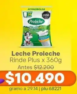 La Gran Colombia Leche Proleche Rinde Plus oferta