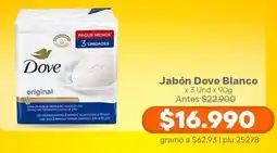 La Gran Colombia Dove jabón blanco oferta