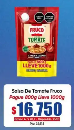 Surtifamiliar Salsa De Tomate Fruco oferta