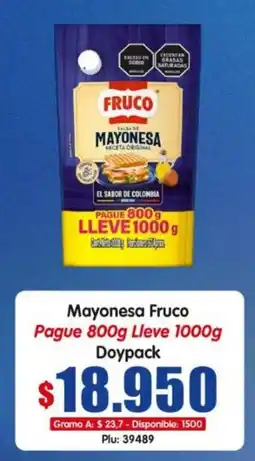 Surtifamiliar Mayonesa Fruco oferta
