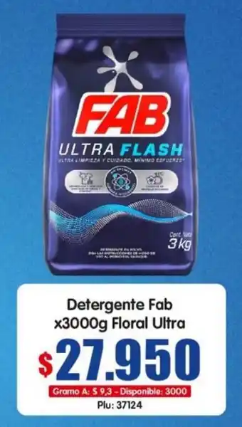 Detergente Fab Floral Ultra