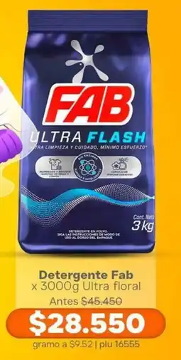 La Gran Colombia Fab detergente ultra floral oferta