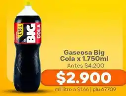 La Gran Colombia Big Cola oferta