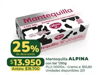 Mantequilla Alpina