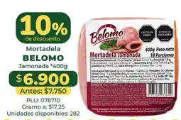 Belalcazar Belomo mortadela jamonada oferta